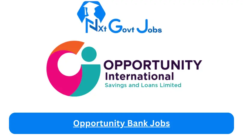 Opportunity Bank Jobs