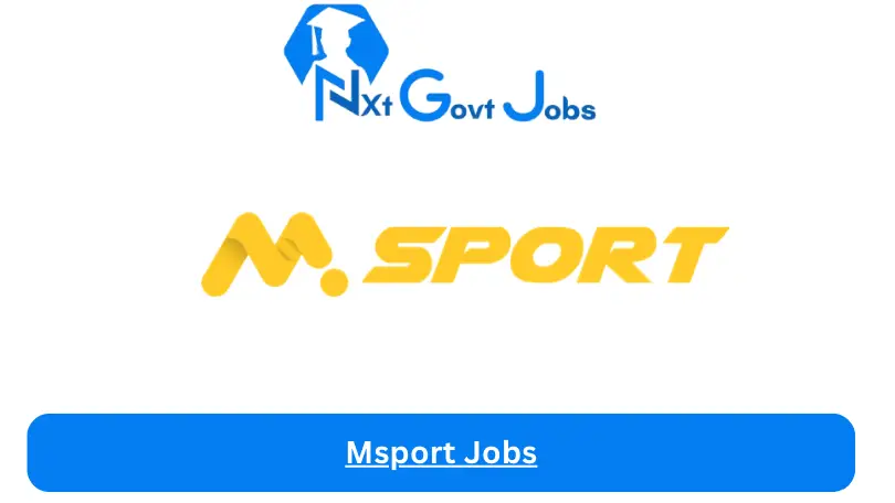 Msport Jobs